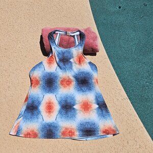 Unique Multi-Colored Tie Dye Bathing Suit Top